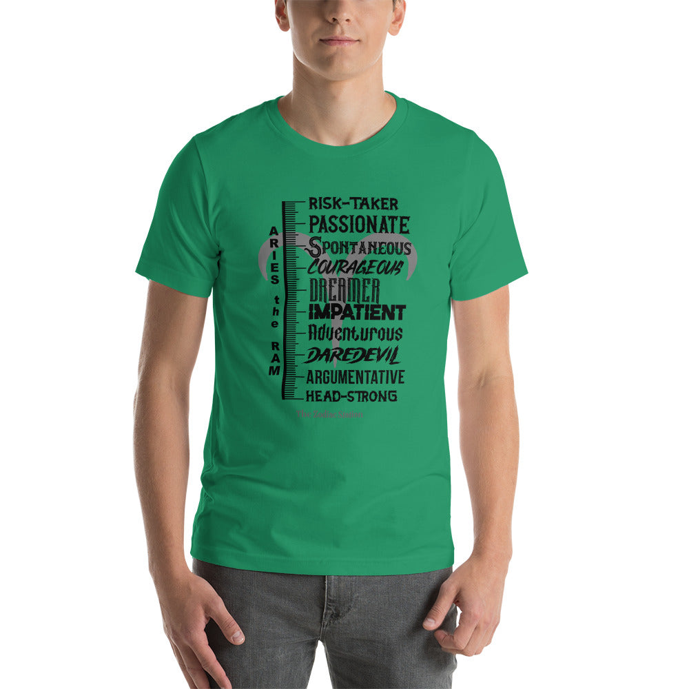 Aries Zodiac T-shirt unisex Measure Up The Zodiac Station