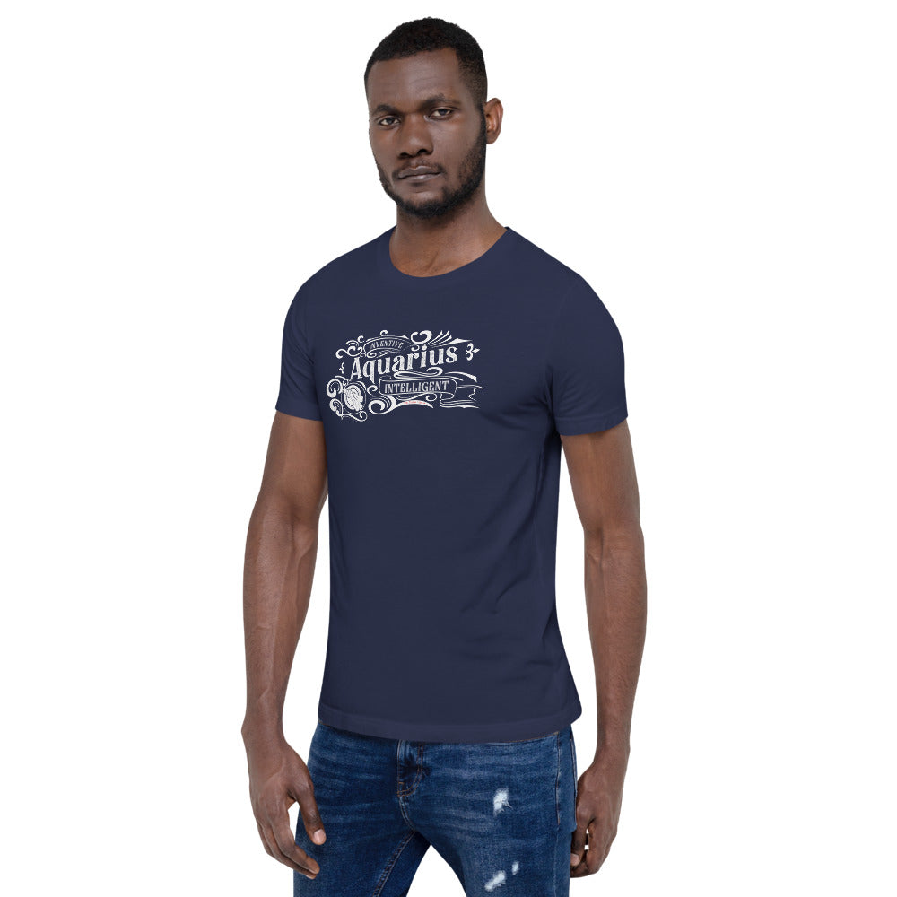 Aquarius Zodiac T-Shirt Artwork The Zodiac Station