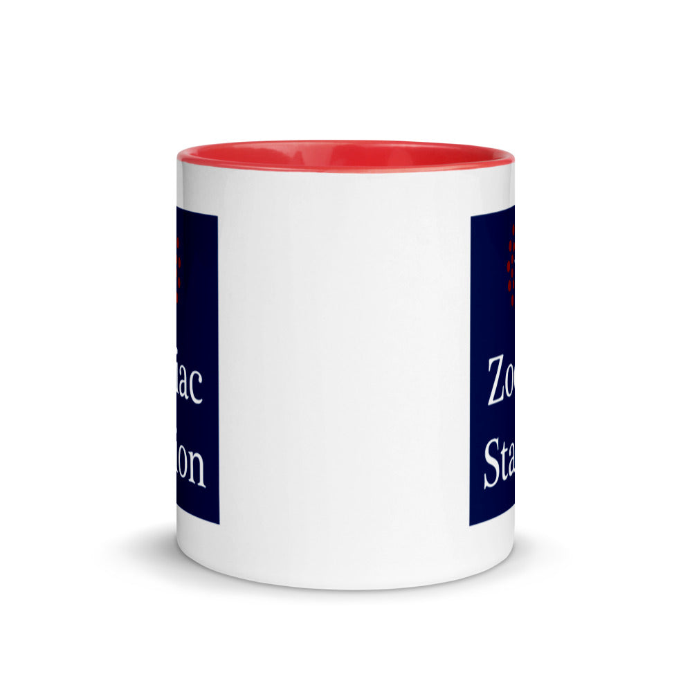 The Zodiac Station Logo Mug with Red Inside The Zodiac Station