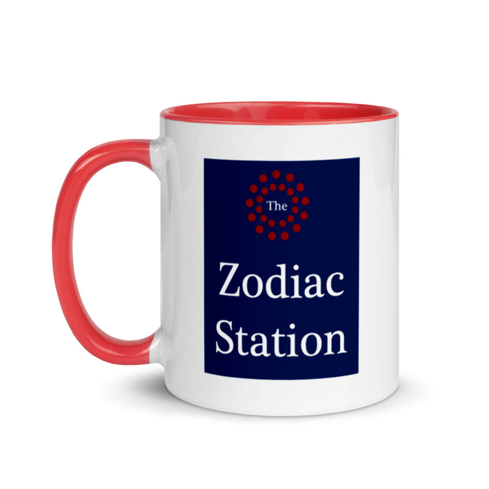 The Zodiac Station Logo Mug with Red Inside The Zodiac Station