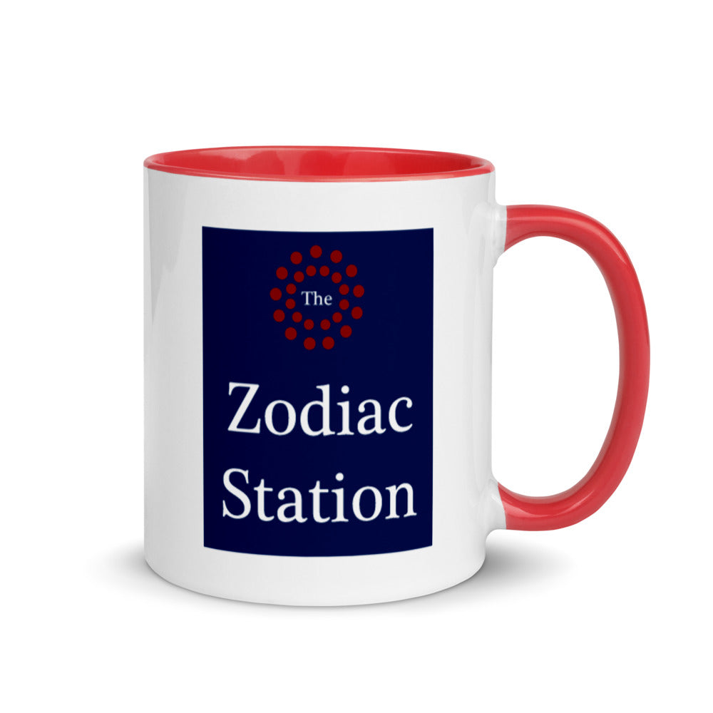 The Zodiac Station Logo Mug with Red Inside The Zodiac Station