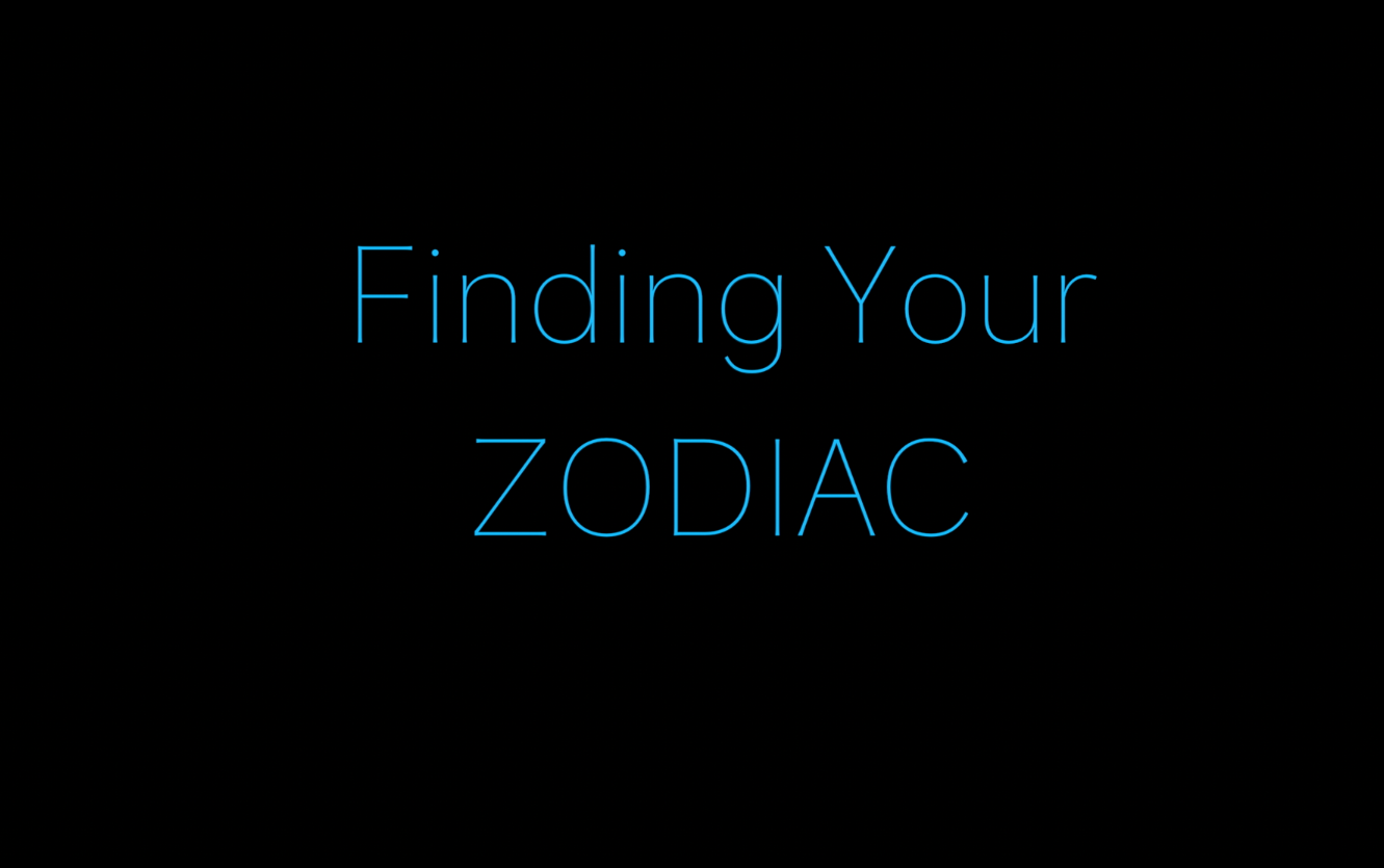 Finding your Zodiac