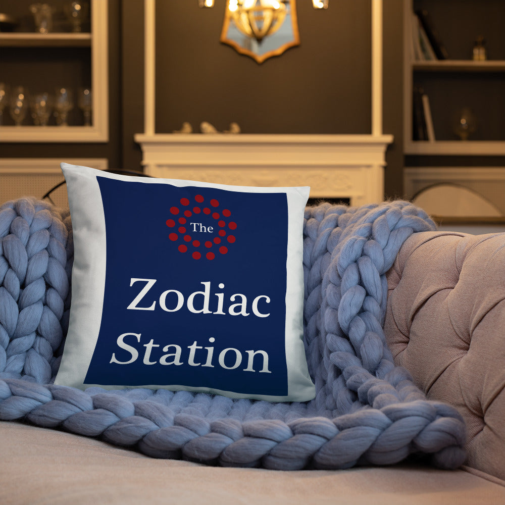 The Zodiac Station Throw Pillow