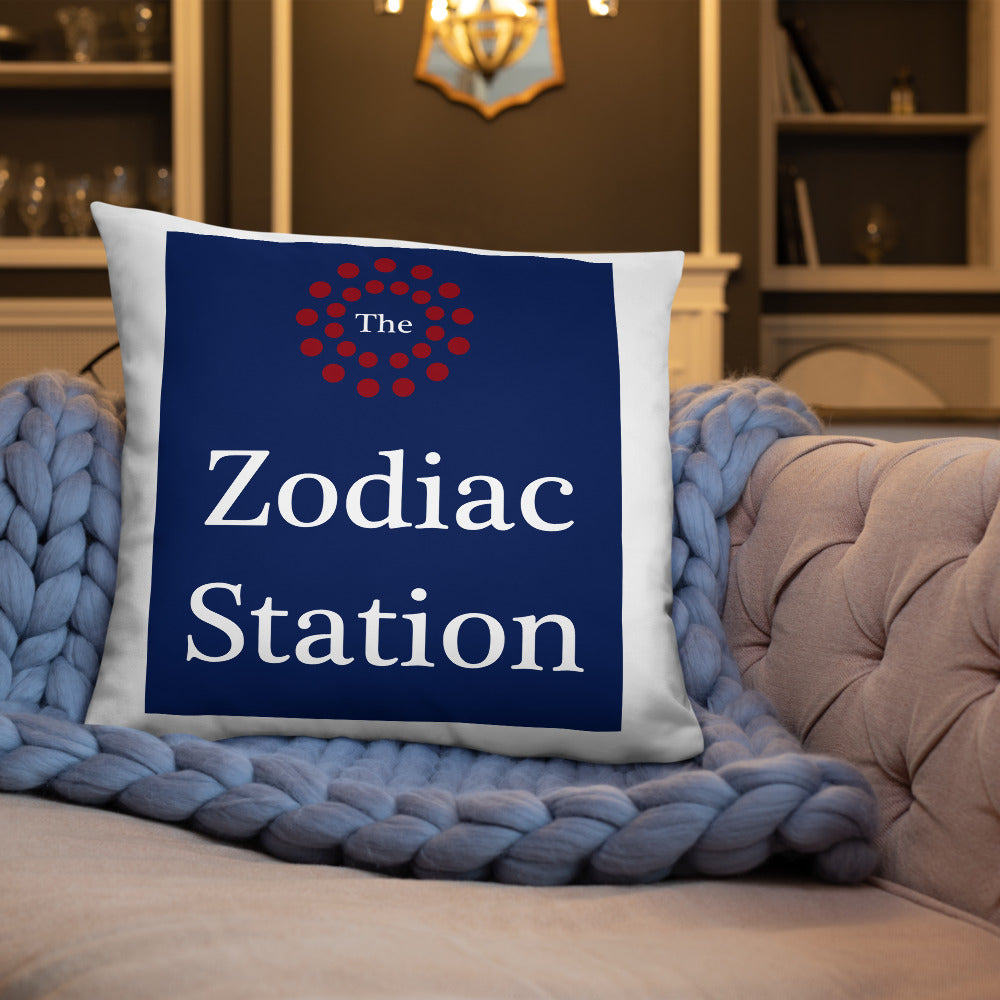 The Zodiac Station Throw Pillow