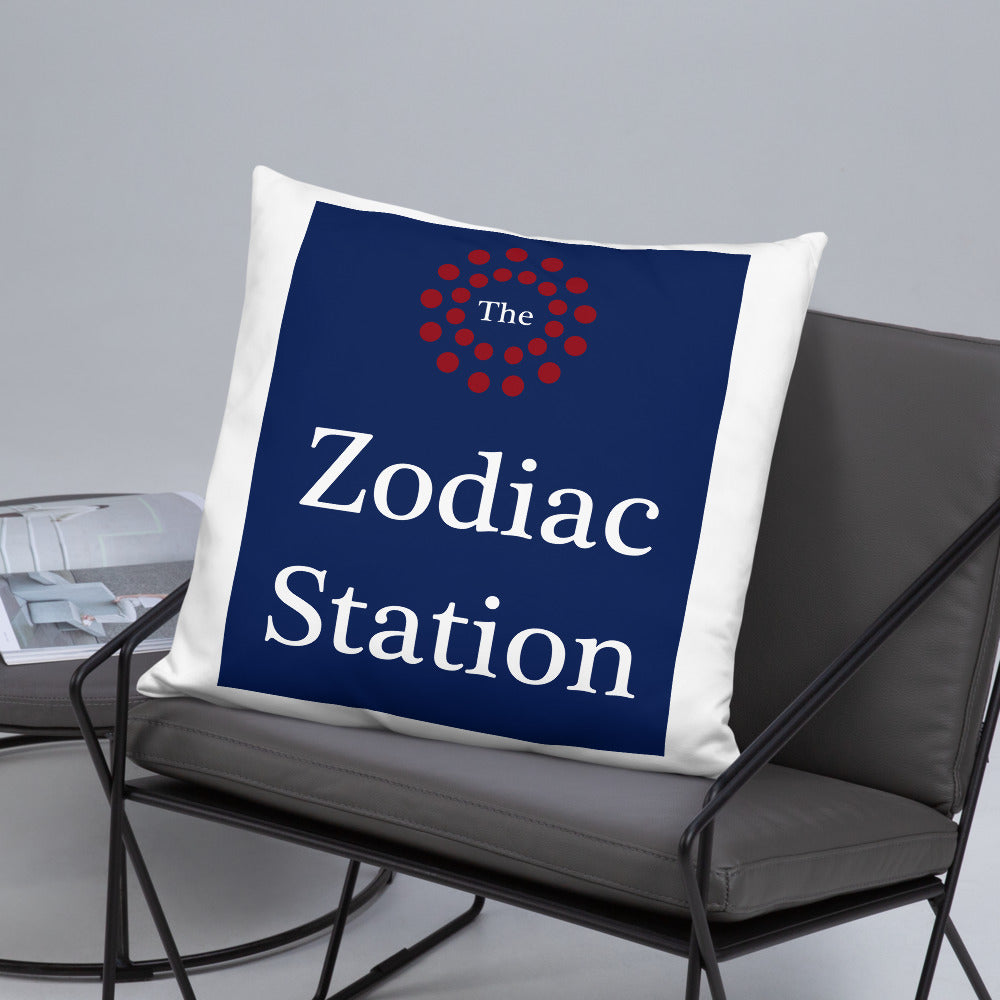 The Zodiac Station Throw Pillow