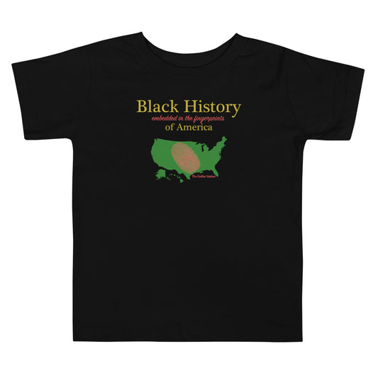 Black History Toddler T-Shirt Fingerprint The Zodiac Shirt Short Sleeve Shirt