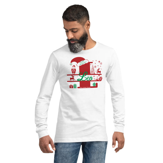 Leo Zodiac Christmas Long Sleeve Shirt Letter The Zodiac Station