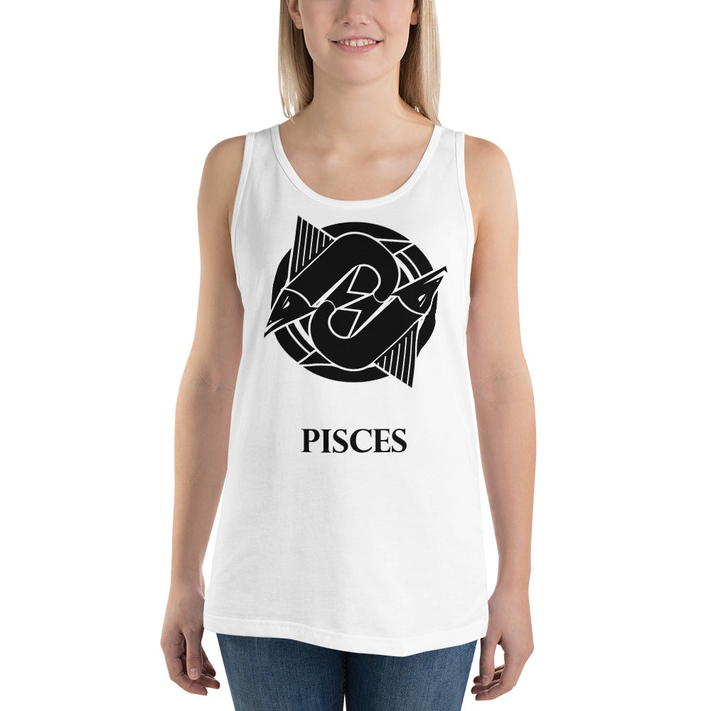 Pisces Zodiac Tank Top Stamp The Zodiac Station