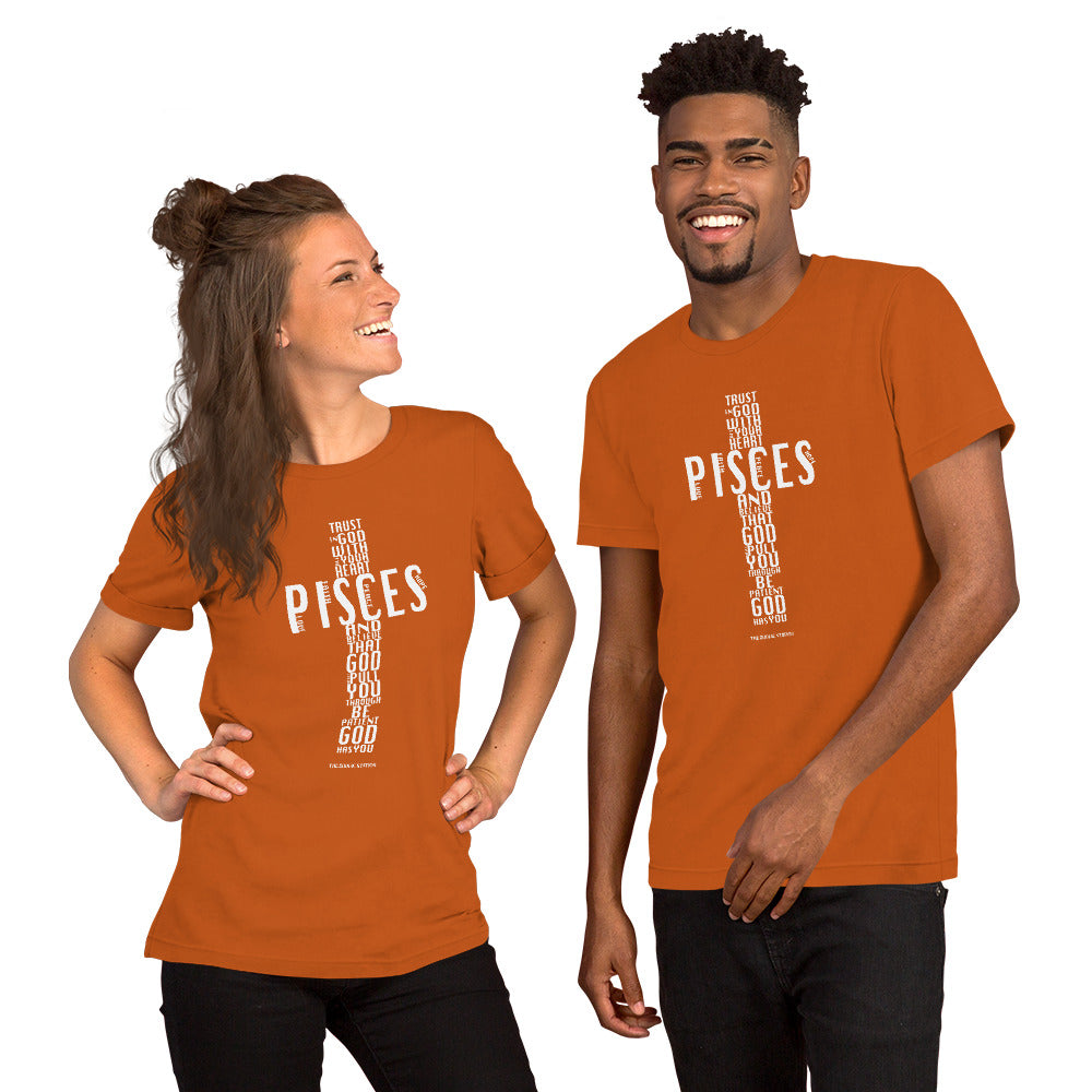 Pisces Zodiac Station Short-Sleeve Unisex Cross The Zodiac Station