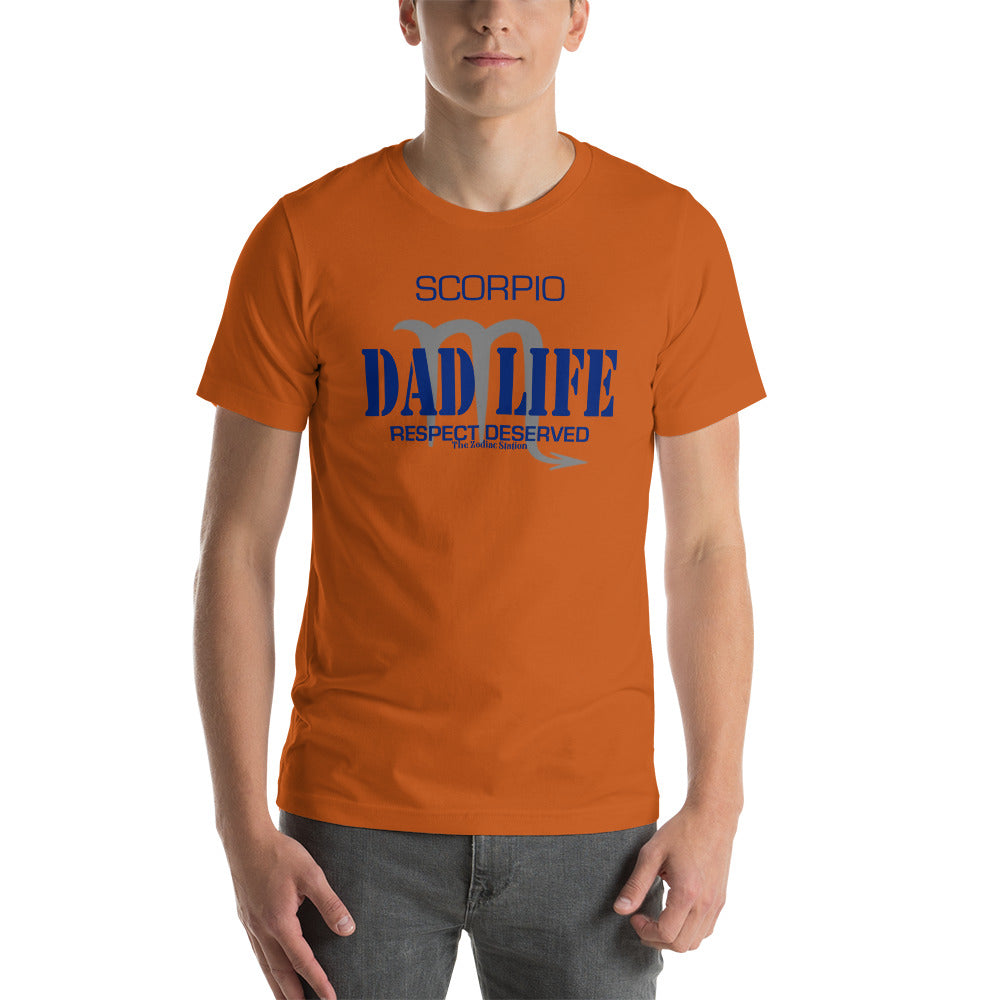 Scorpio Zodiac T-Shirt Short-sleeve unisex Dad Life The Zodiac Station