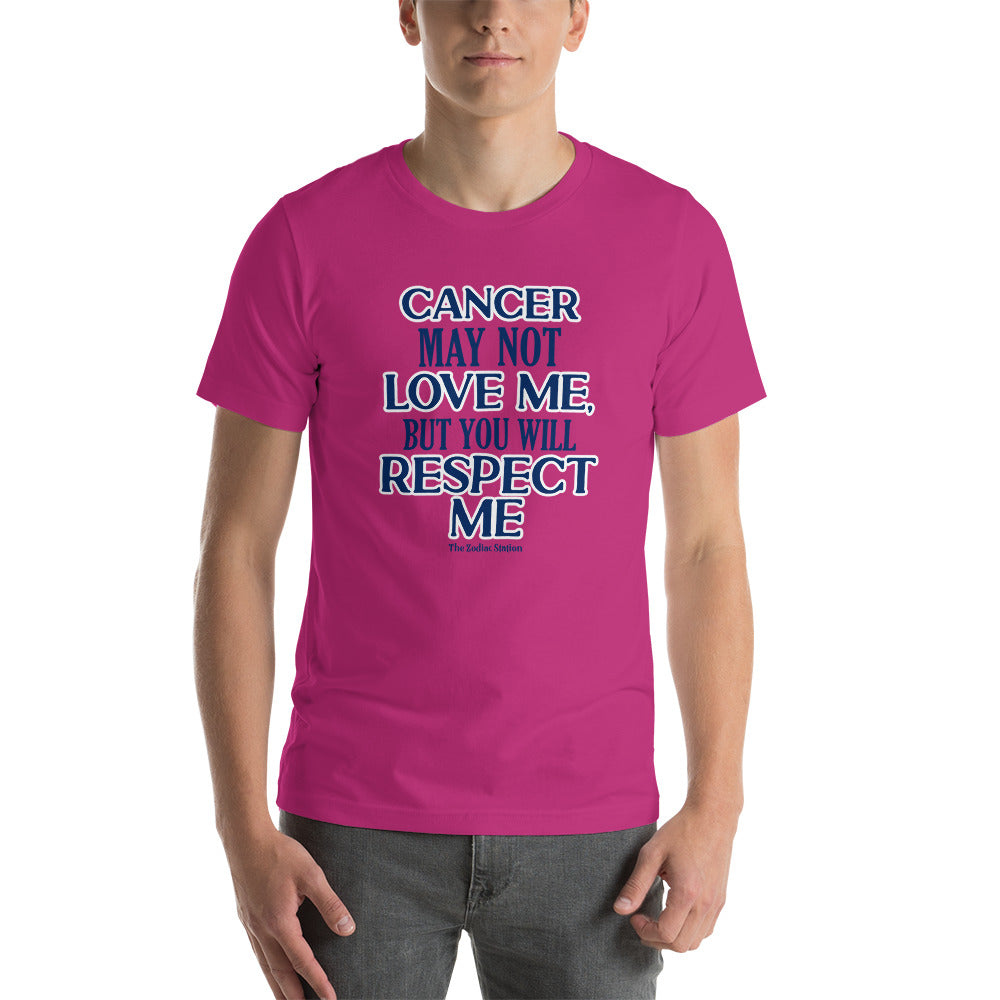 Cancer Zodiac T-Shirt Short-sleeve unisex Respect The Zodiac Station