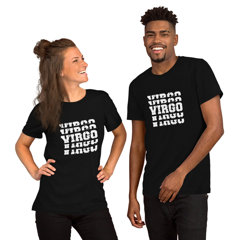 Virgo Zodiac T-Shirt Stack'em White The Zodiac Station