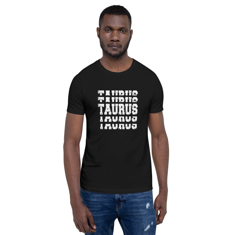 Taurus Zodiac T-Shirt Stack'em White The Zodiac Station