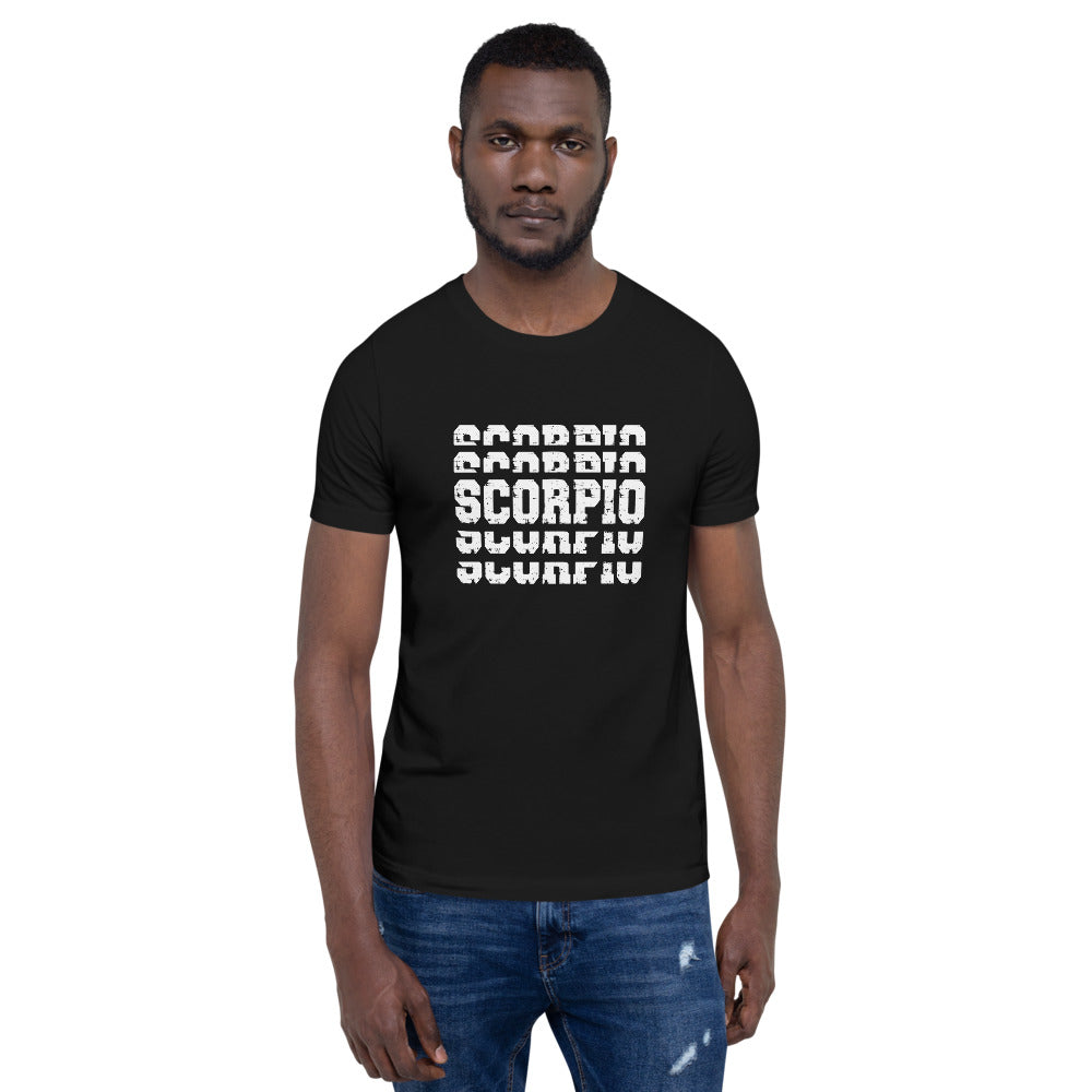 Scorpio Zodiac T-Shirt Stack'em White The Zodiac Station