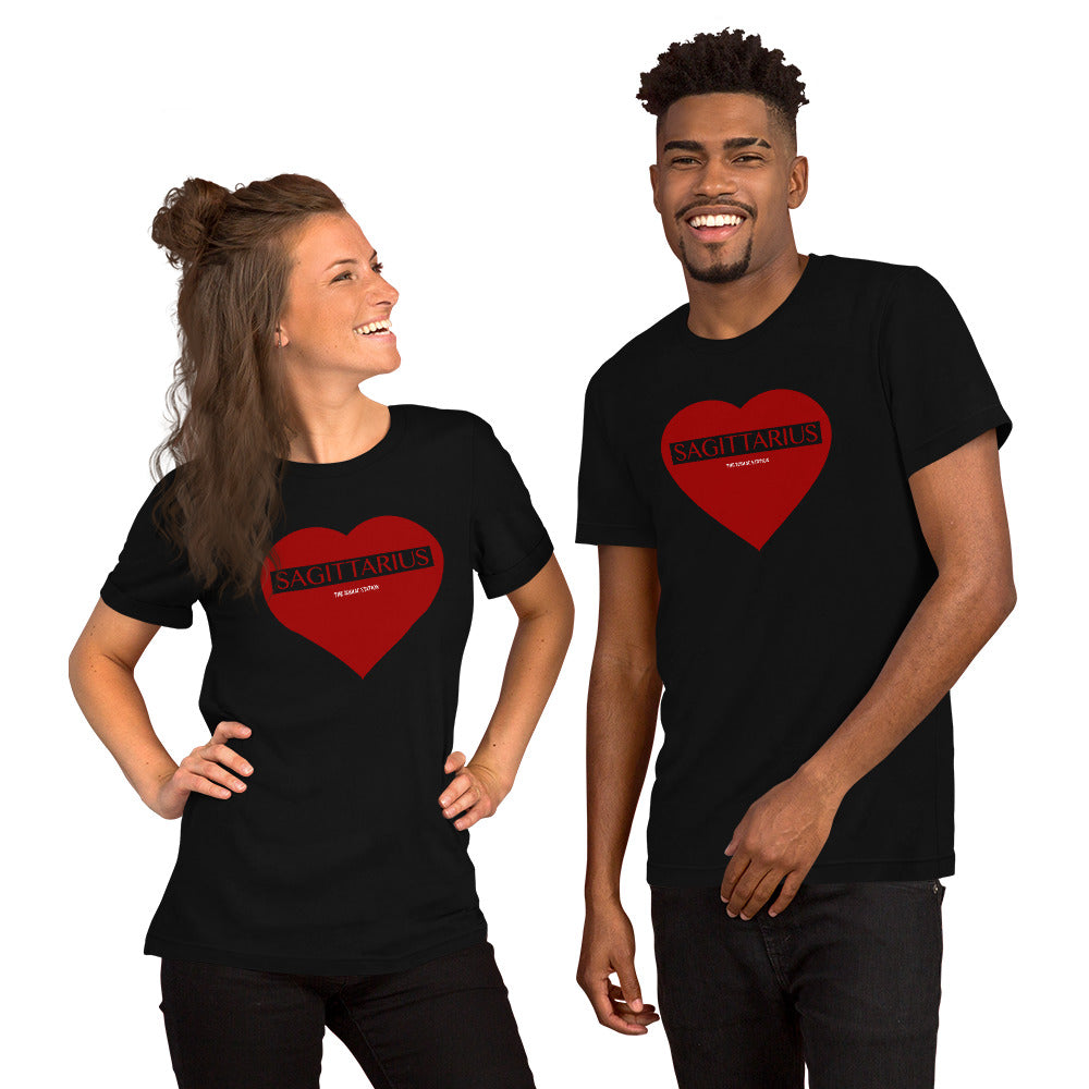 Sagittarius Zodiac T-Shirt Heart The Zodiac Station