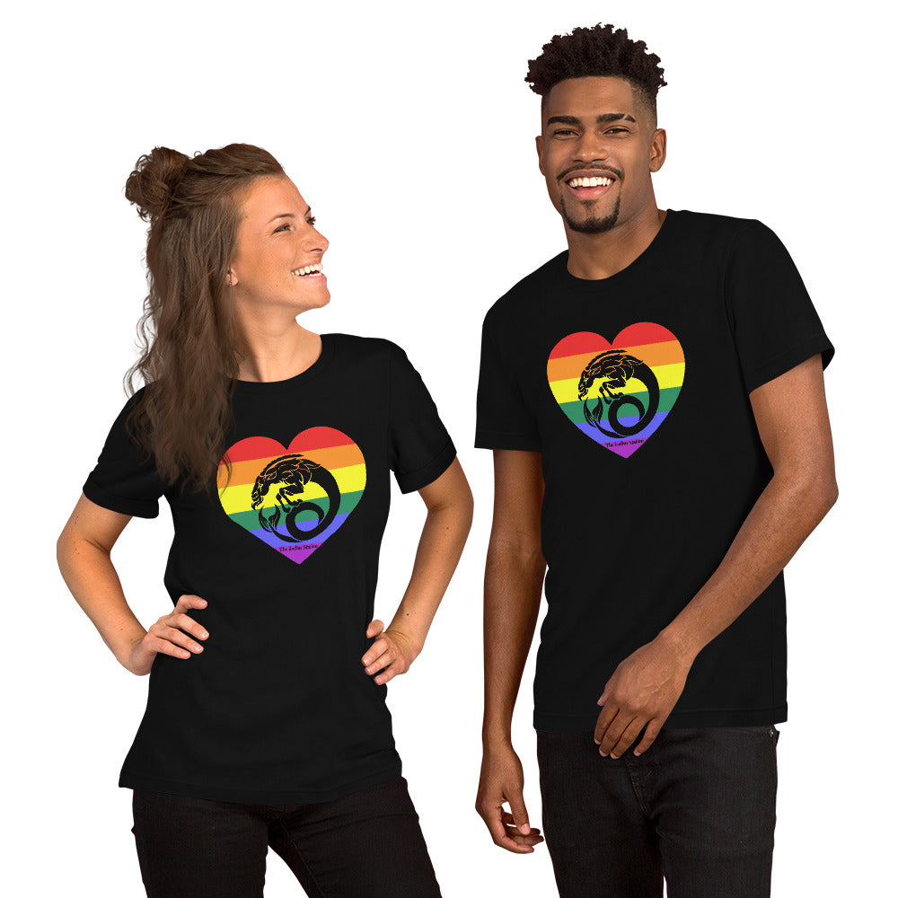 Capricorn Zodiac T-Shirt Unisex LGBTQ+ Heart The Zodiac Station