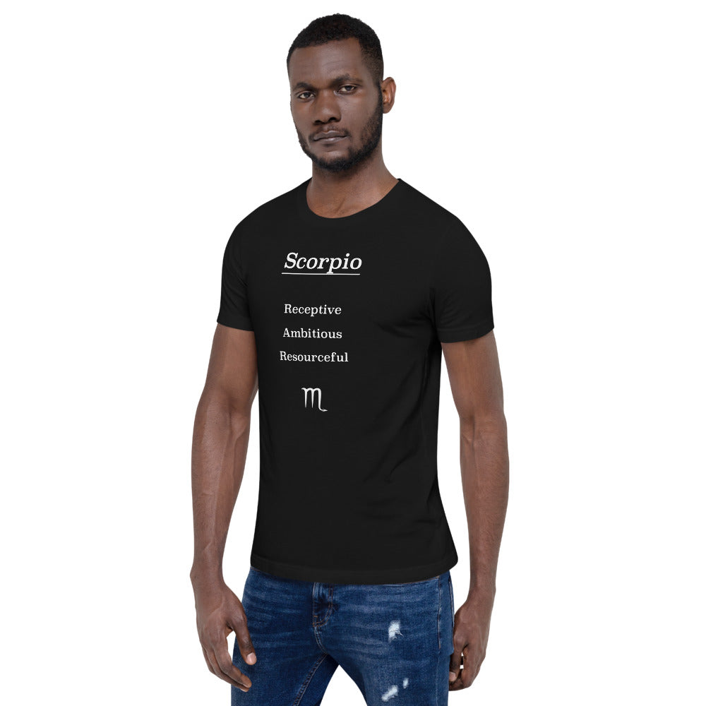 Scorpio Zodiac T-Shirt Straight-Forward The Zodiac Station