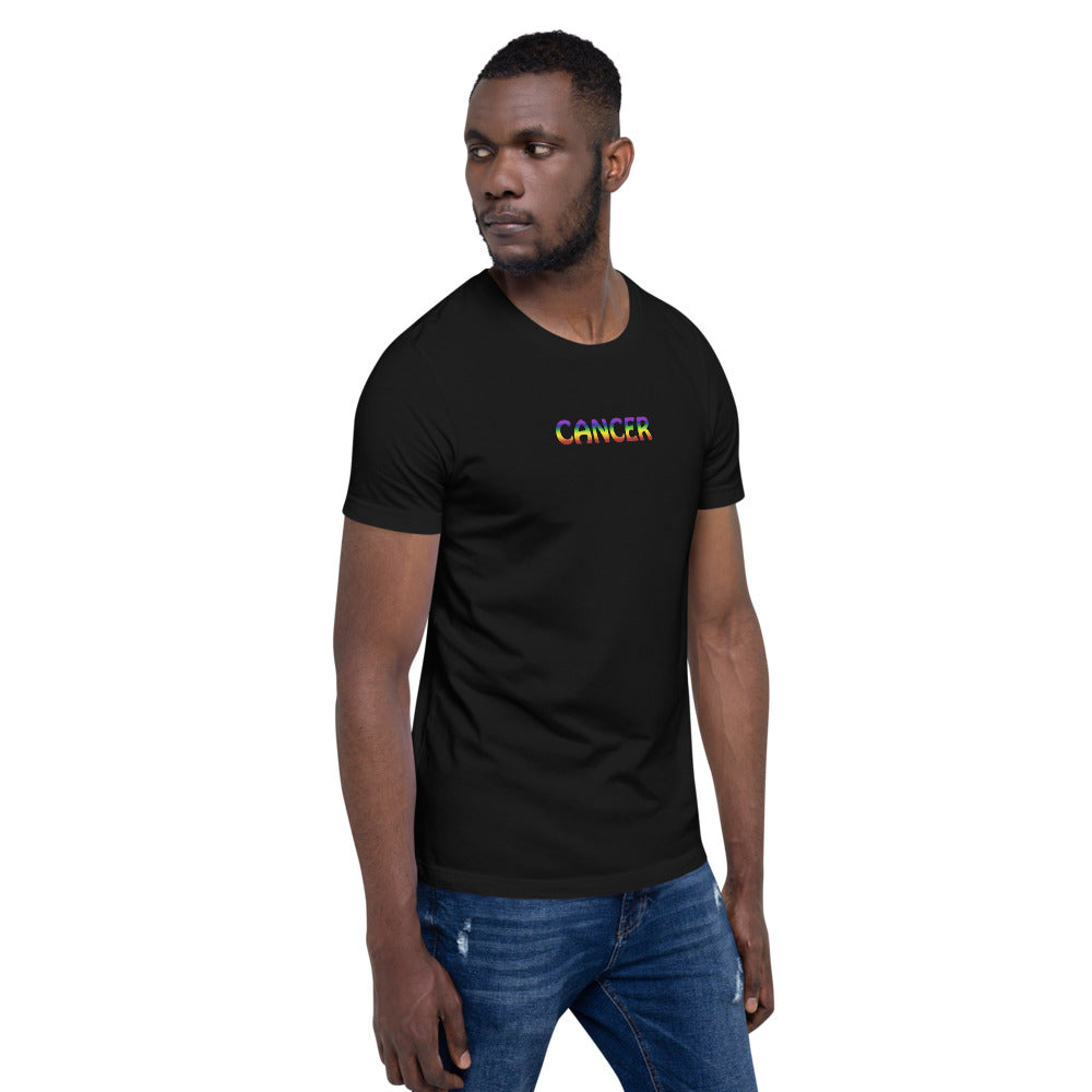 Cancer Zodiac T-Shirt Rainbow The Zodiac Station Short-Sleeve Unisex