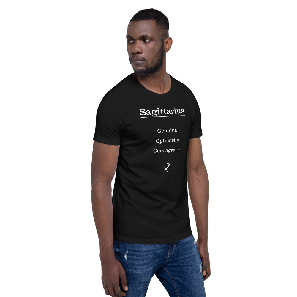 Sagittarius Zodiac T-Shirt Straight-Forward The Zodiac Station