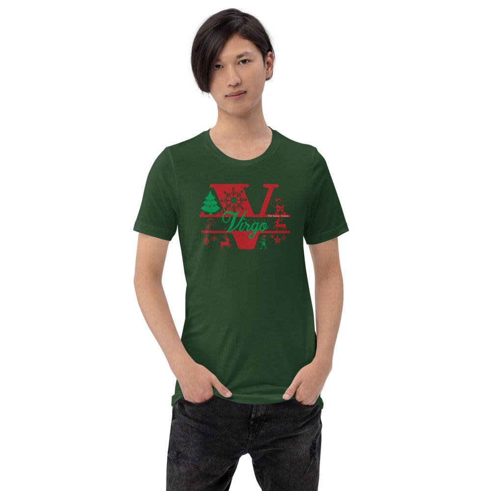 Virgo Zodiac Christmas T-Shirt Letter The Zodiac Station