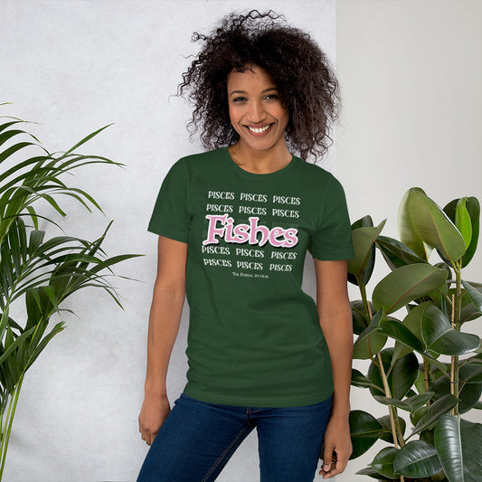 Pisces Zodiac T-Shirt Line The Zodiac Station