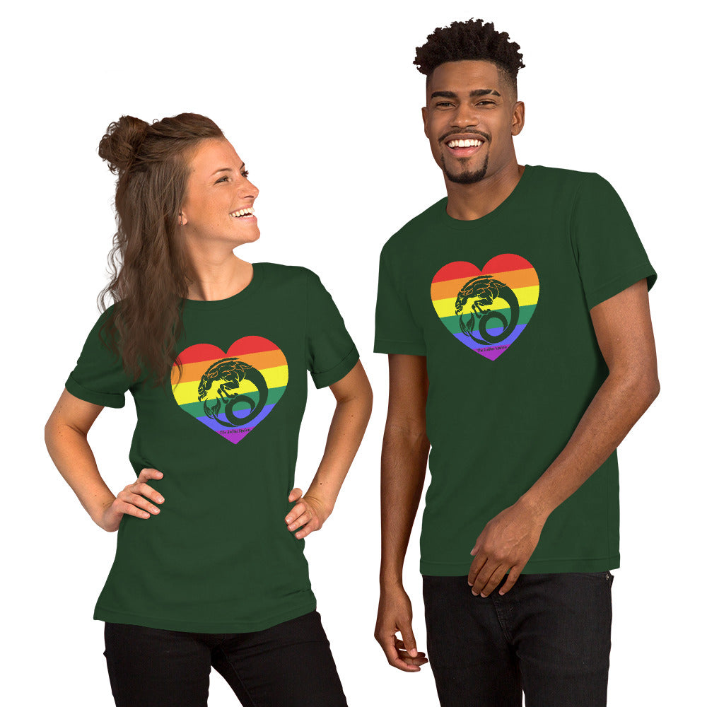 Capricorn Zodiac T-Shirt Unisex LGBTQ+ Heart The Zodiac Station