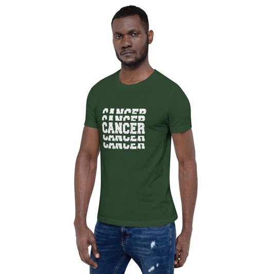 Cancer Zodiac T-Shirt Stack'em White The Zodiac Station