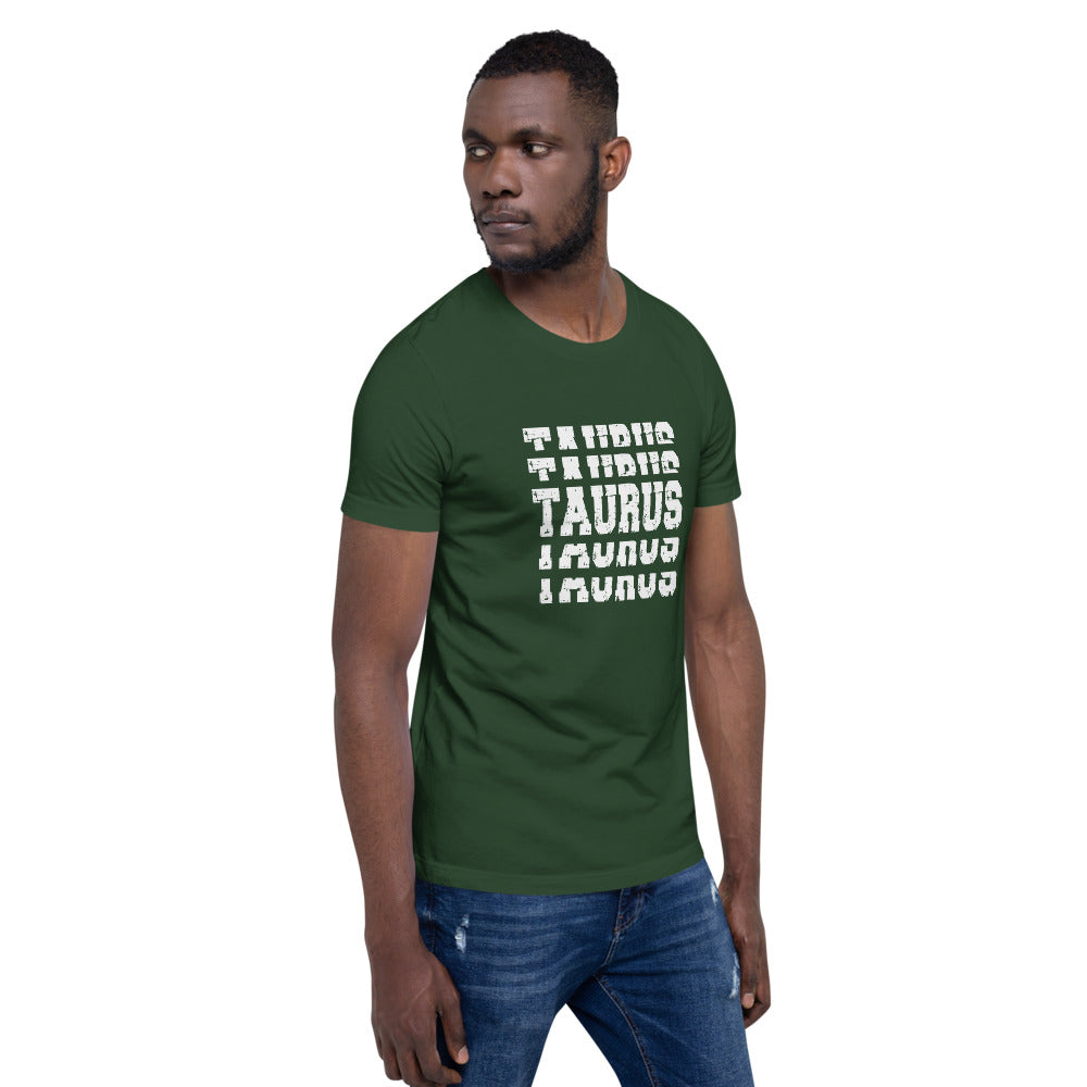 Taurus Zodiac T-Shirt Stack'em White The Zodiac Station