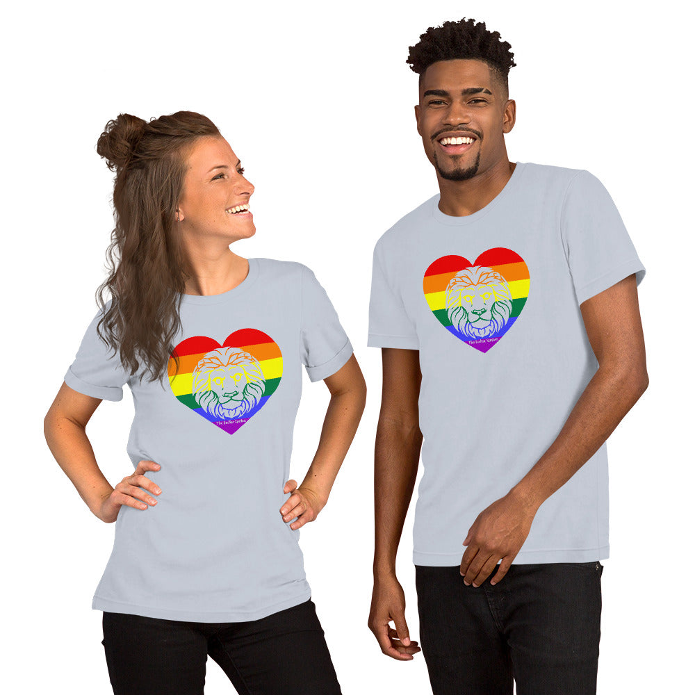 Leo Zodiac T-Shirt Unisex LGBTQ+ Heart The Zodiac Station