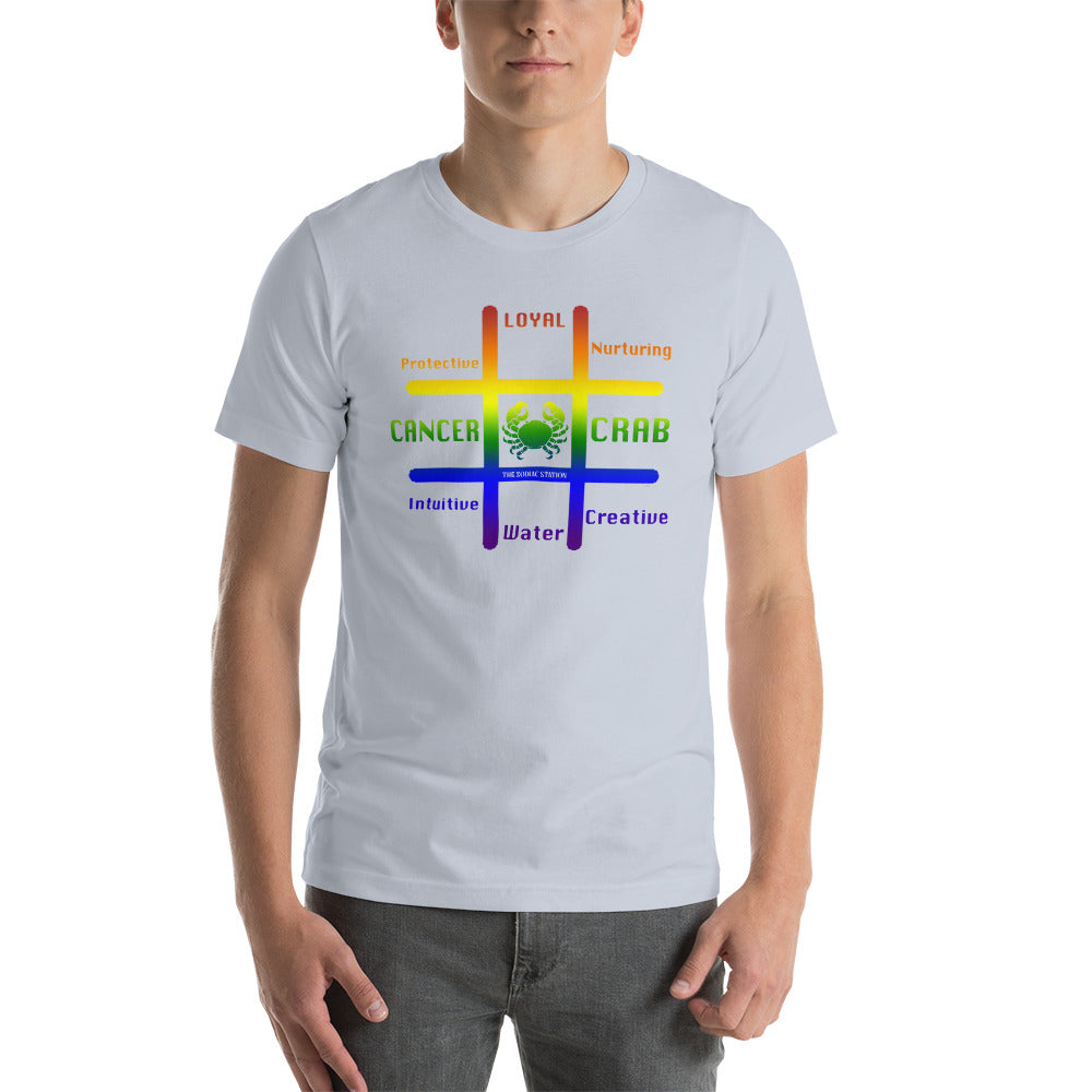 Cancer Zodiac T-Shirt Unisex Tic-Tac-Toe The Zodiac Station