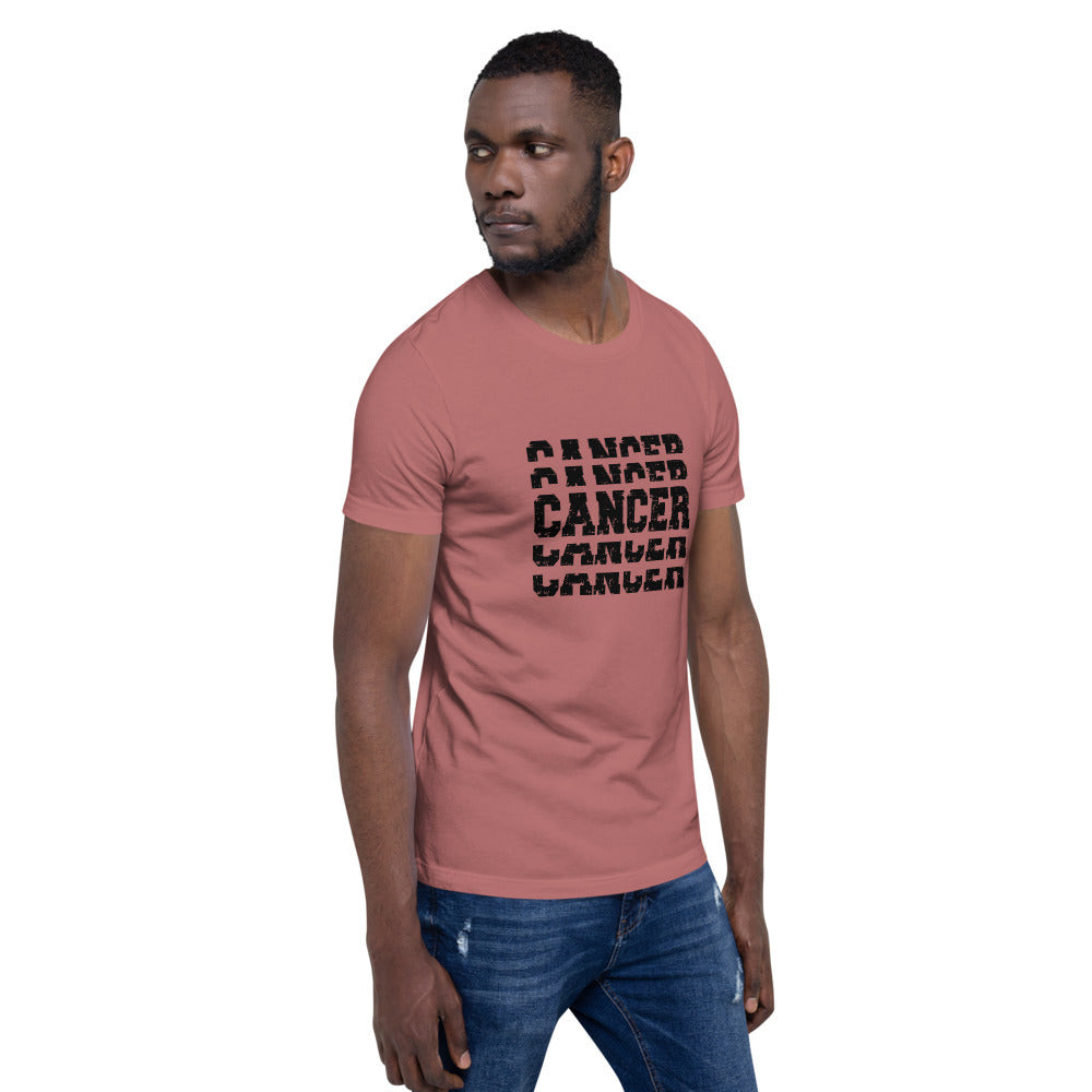 Cancer Zodiac T-Shirt Stack'em Black The Zodiac Station