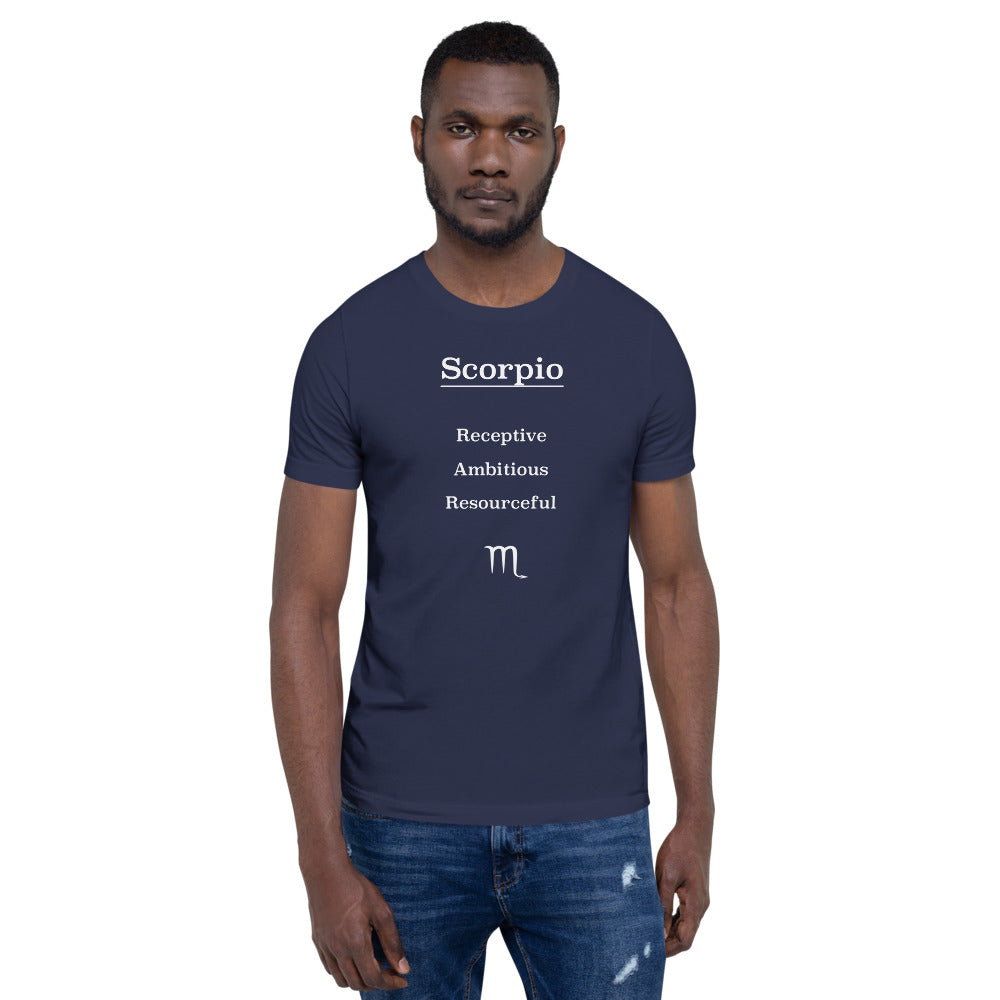 Scorpio Zodiac T-Shirt Straight-Forward The Zodiac Station