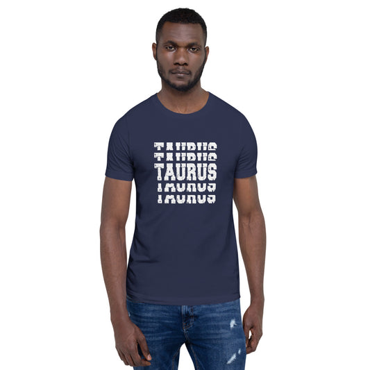 Taurus Zodiac T-Shirt Stack'em White The Zodiac Station