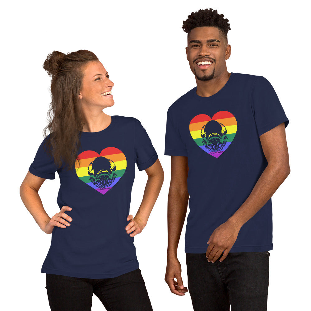 Aquarius Zodiac Shirt Unisex LGBTQ+ Heart The Zodiac Station