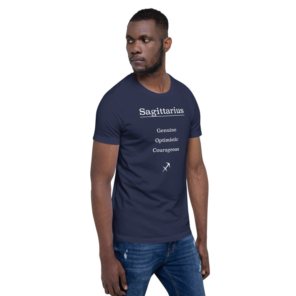 Sagittarius Zodiac T-Shirt Straight-Forward The Zodiac Station