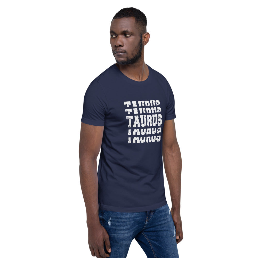 Taurus Zodiac T-Shirt Stack'em White The Zodiac Station