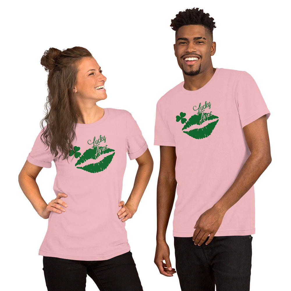 Aries Zodiac St Patrick's Day T-shirt Unisex Kiss the Zodiac Station