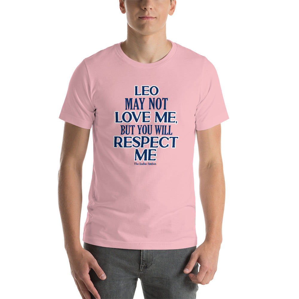 Leo Zodiac T-Shirt Short-sleeve unisex Respect The Zodiac Station