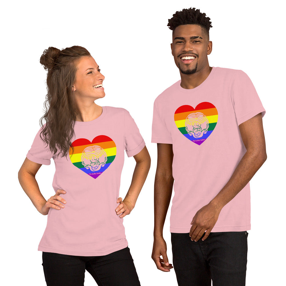 Gemini Zodiac T-Shirt Unisex LGBTQ+ Heart The Zodiac Station