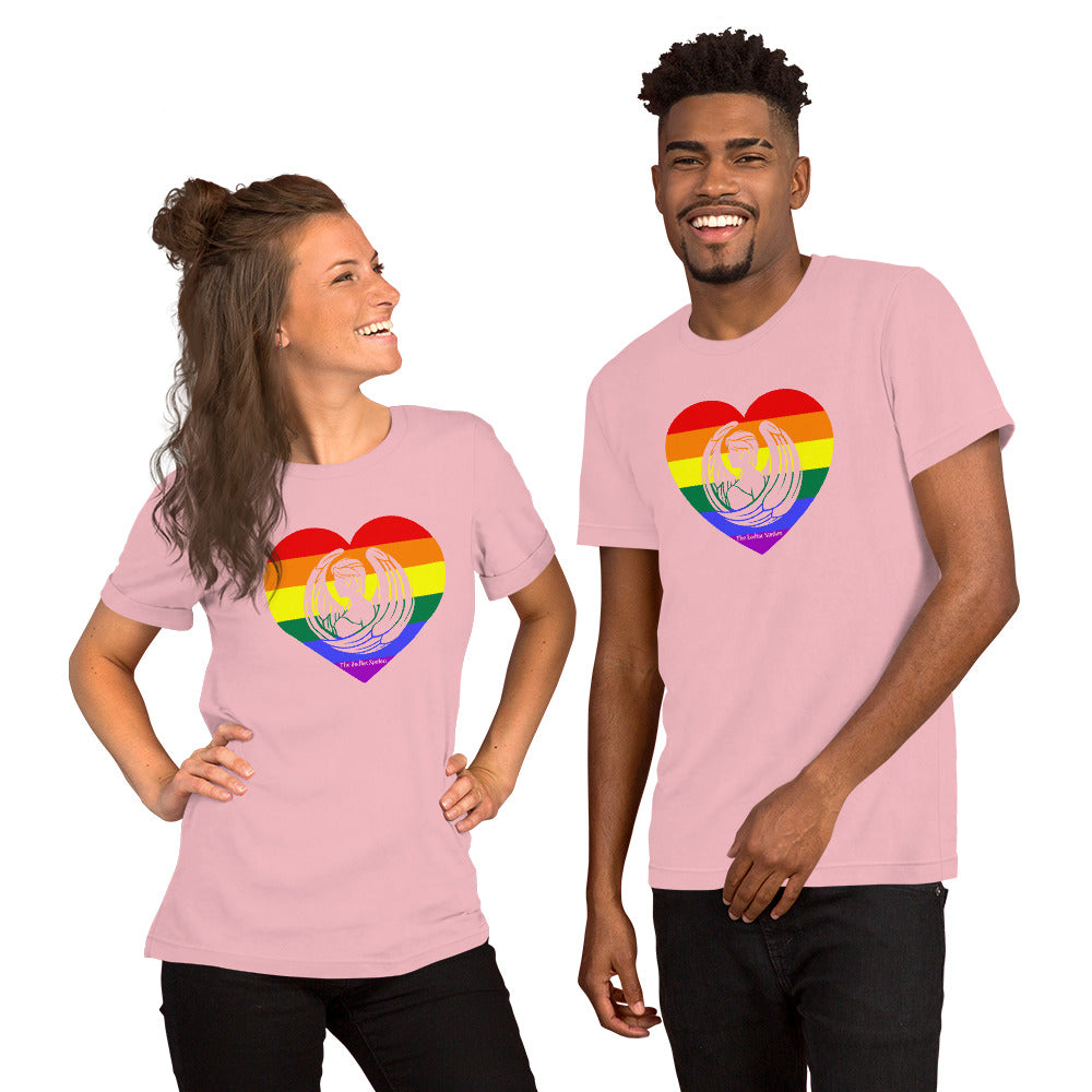 Virgo Zodiac T-Shirt Unisex LGBTQ+ Heart The Zodiac Station