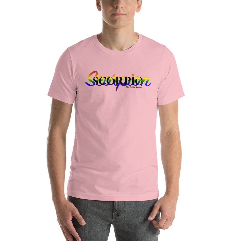 Scorpio Zodiac T-Shirt Unisex LGBTQ+ Twine The Zodiac Station