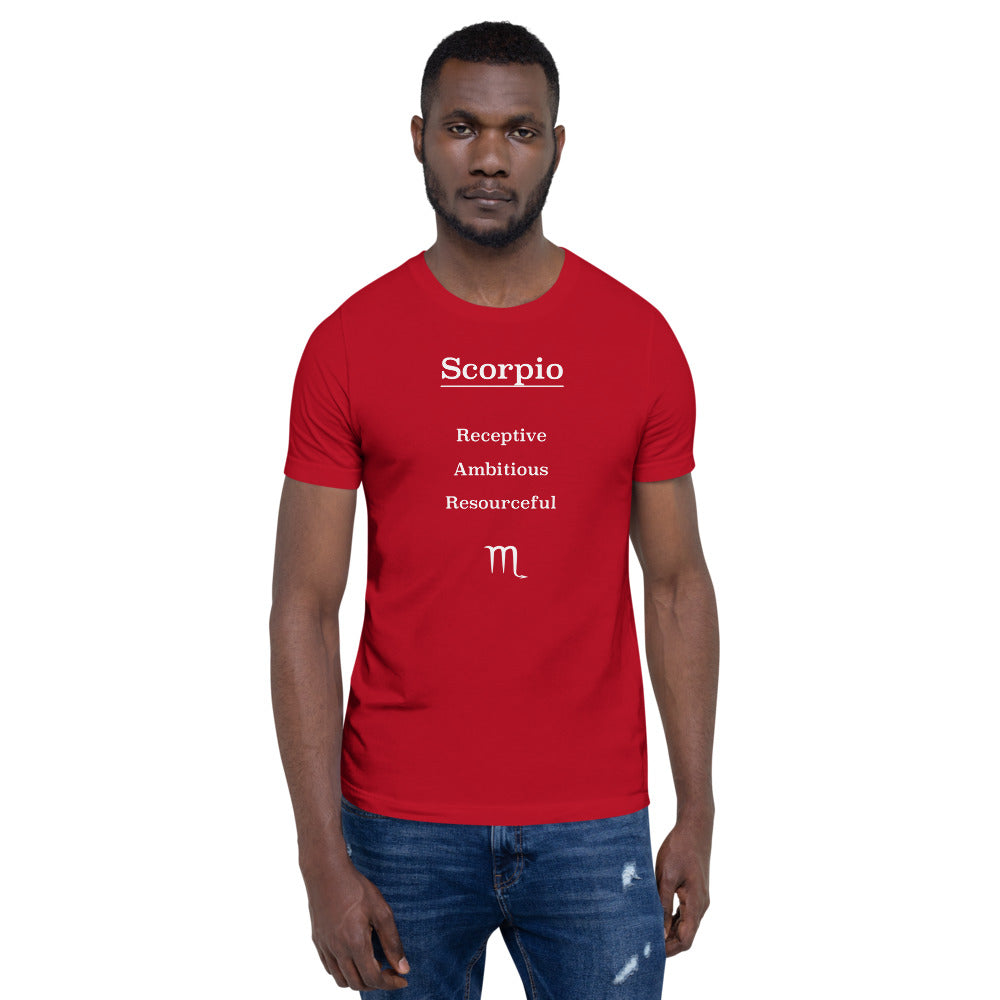 Scorpio Zodiac T-Shirt Straight-Forward The Zodiac Station