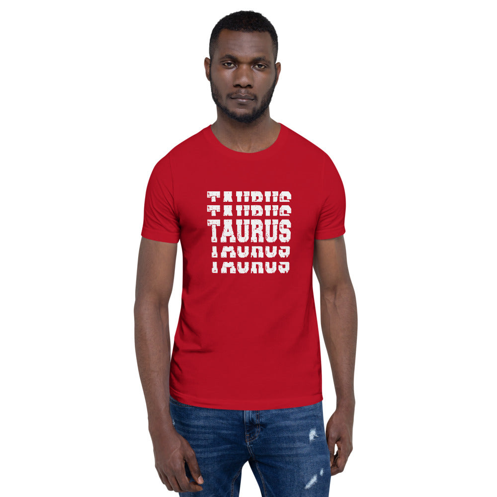 Taurus Zodiac T-Shirt Stack'em White The Zodiac Station