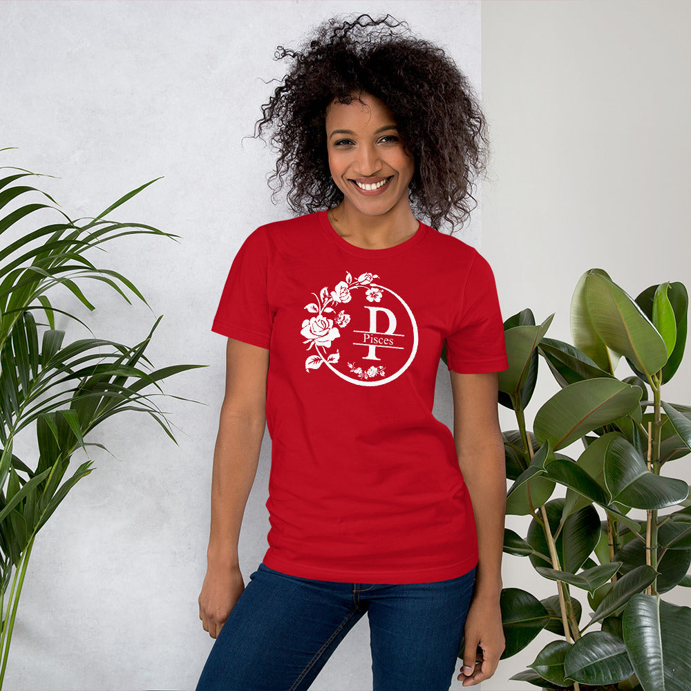 Pisces Zodiac T-Shirt Rose the Zodiac Station