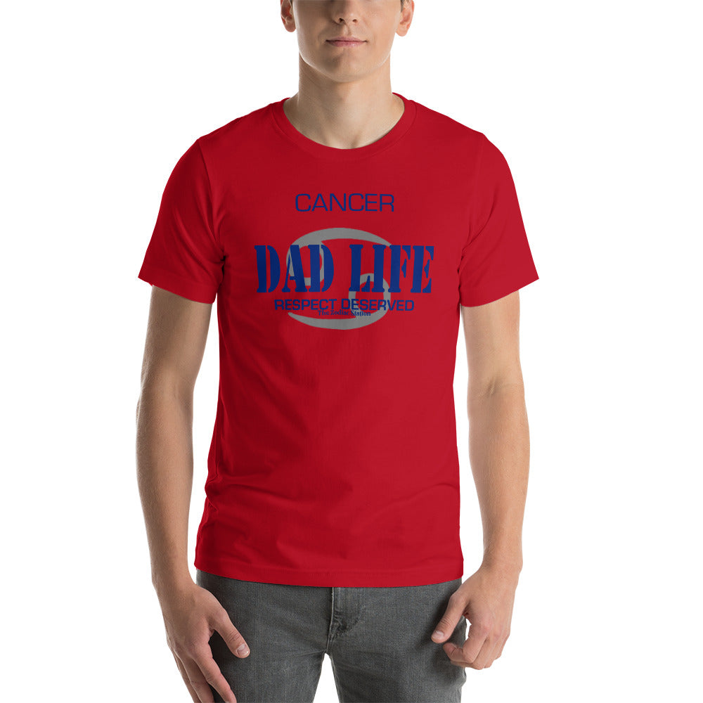 Cancer Zodiac T-Shirt Short-sleeve unisex Dad Life The Zodiac Station