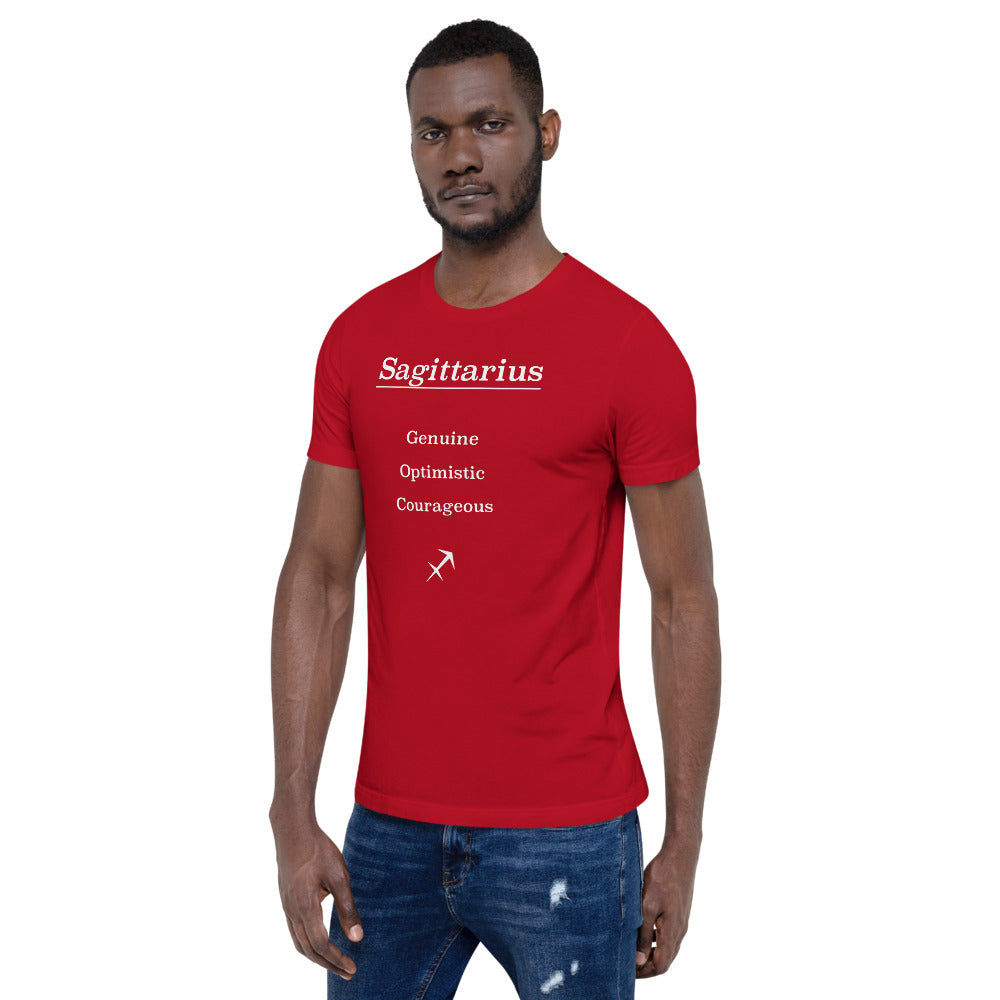 Sagittarius Zodiac T-Shirt Straight-Forward The Zodiac Station