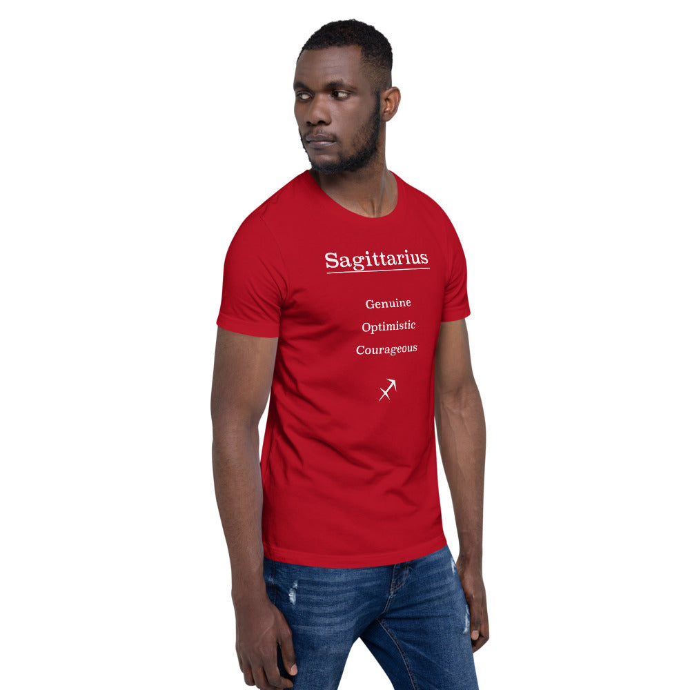 Sagittarius Zodiac T-Shirt Straight-Forward The Zodiac Station