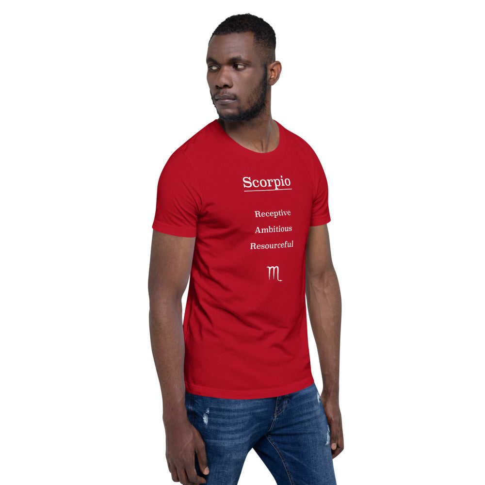 Scorpio Zodiac T-Shirt Straight-Forward The Zodiac Station