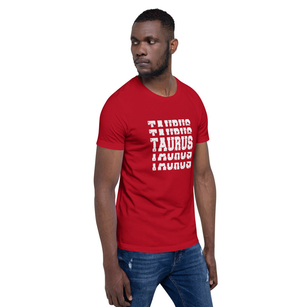 Taurus Zodiac T-Shirt Stack'em White The Zodiac Station