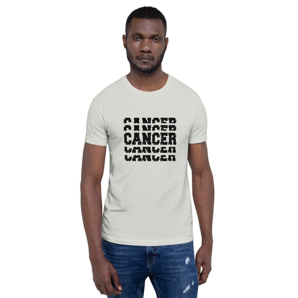 Cancer Zodiac T-Shirt Stack'em Black The Zodiac Station